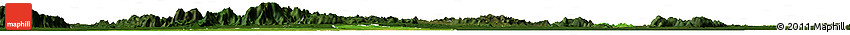 Satellite Horizon Map of Benoue, darken