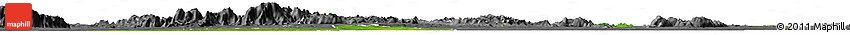 Satellite Horizon Map of Benoue, desaturated