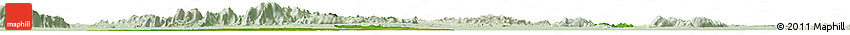 Satellite Horizon Map of Benoue, lighten