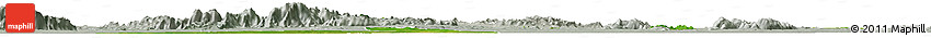 Satellite Horizon Map of Benoue, lighten, semi-desaturated