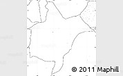 Blank Simple Map of Benoue, no labels