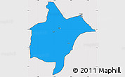 Political Simple Map of Benoue, cropped outside