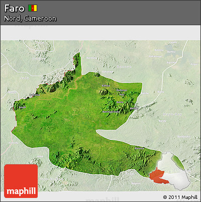Satellite 3D Map of Faro, lighten