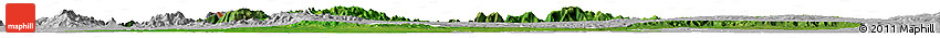 Satellite Horizon Map of Faro, lighten, desaturated