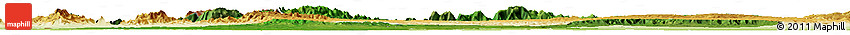 Satellite Horizon Map of Faro, physical outside