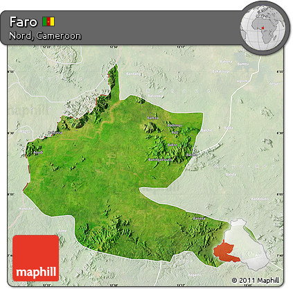Satellite Map of Faro, lighten