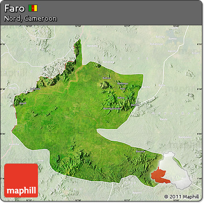 Satellite Map of Faro, lighten