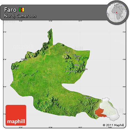 Satellite Map of Faro, single color outside