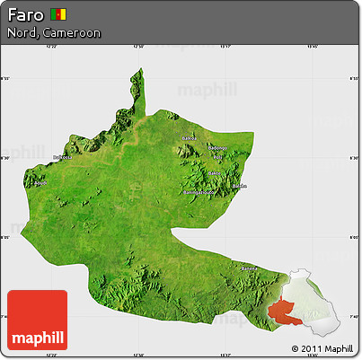 Satellite Map of Faro, single color outside