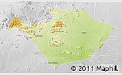 Physical 3D Map of Mayo-Louti, lighten, desaturated