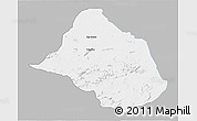Gray 3D Map of Mayo-Rey, single color outside