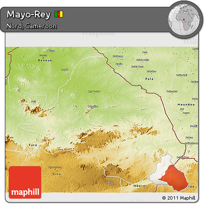 Physical 3D Map of Mayo-Rey