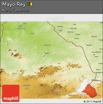 Physical 3D Map of Mayo-Rey