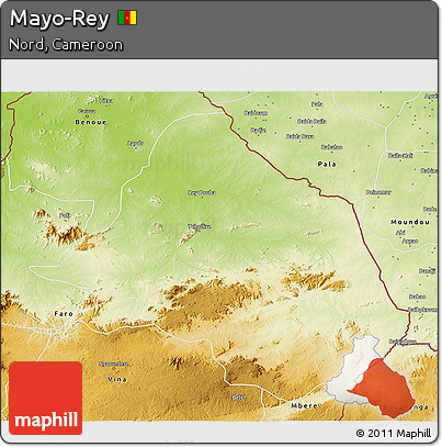 Physical 3D Map of Mayo-Rey