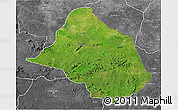 Satellite 3D Map of Mayo-Rey, desaturated