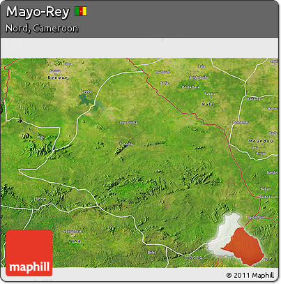 Satellite 3D Map of Mayo-Rey