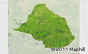 Satellite 3D Map of Mayo-Rey, lighten
