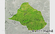 Satellite 3D Map of Mayo-Rey, lighten, semi-desaturated
