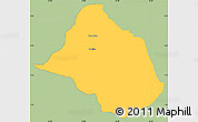 Savanna Style Simple Map of Mayo-Rey, single color outside