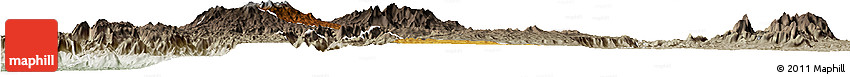 Physical Horizon Map of Bamboutos, semi-desaturated