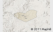 Shaded Relief Map of Bamboutos, lighten