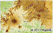 Physical 3D Map of Haut-Nkam