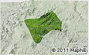 Satellite 3D Map of Haut-Nkam, lighten