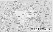 Silver Style 3D Map of Haut-Nkam