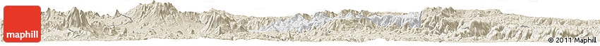 Classic Style Horizon Map of Haut-Nkam
