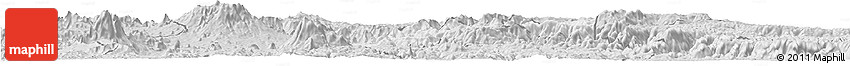 Silver Style Horizon Map of Haut-Nkam