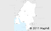 Silver Style Simple Map of Indian