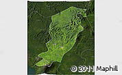 Satellite 3D Map of Meme, darken
