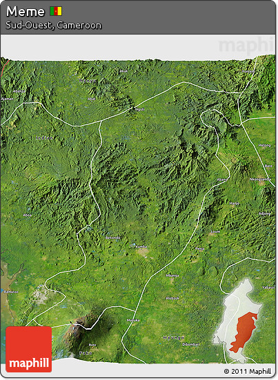 Satellite 3D Map of Meme