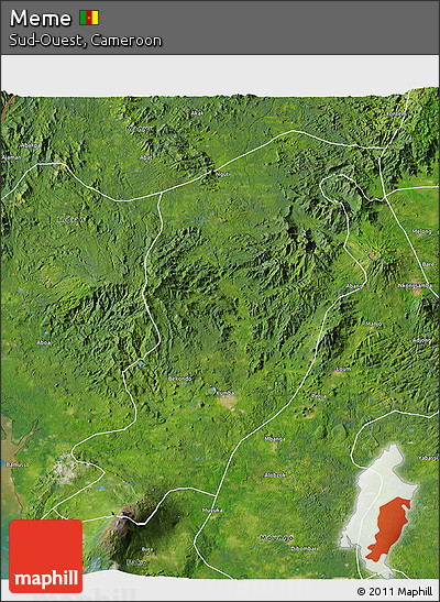 Satellite 3D Map of Meme