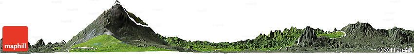Satellite Horizon Map of Meme, semi-desaturated