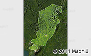 Satellite Map of Meme, darken