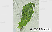 Satellite Map of Meme, lighten