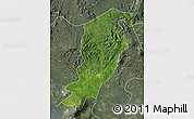 Satellite Map of Meme, semi-desaturated
