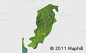 Satellite Map of Meme, single color outside