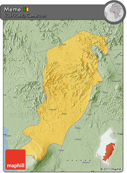 Savanna Style Map of Meme