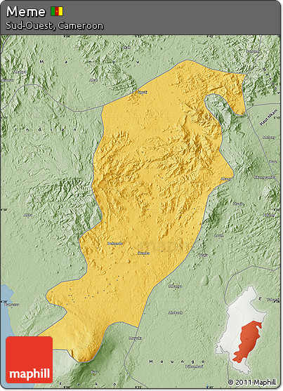 Savanna Style Map of Meme