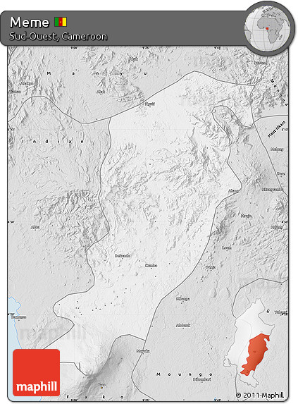 Silver Style Map of Meme