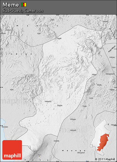 Silver Style Map of Meme