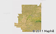 Satellite 3D Map of Division No.  1, cropped outside