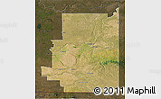 Satellite 3D Map of Division No.  1, darken