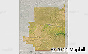 Satellite 3D Map of Division No.  1, lighten, semi-desaturated