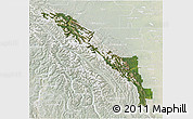 Satellite 3D Map of Division No. 15, lighten