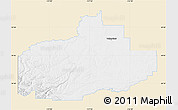 Classic Style Map of Division No. 18, single color outside
