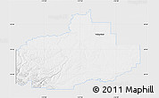 Silver Style Map of Division No. 18, single color outside