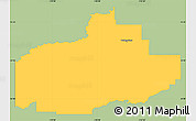 Savanna Style Simple Map of Division No. 18, single color outside